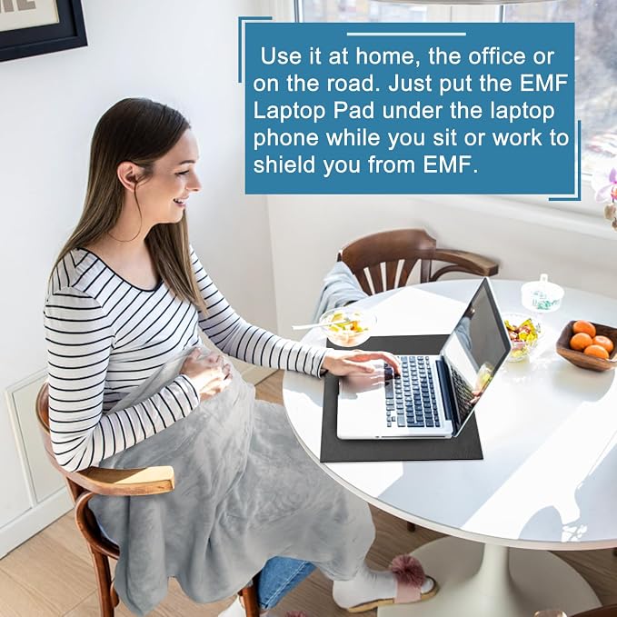 Laptop Pad Protection, Heat Shielding Laptop Pad EMI Blocker Lap Desk, - Image 2
