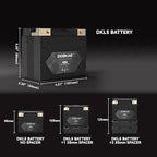 DKL5 300A LiFePO4 Motorcycle Lithium Battery, 12V 2Ah Powersports Battery - Image 6