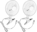 JOEY'Z 6 INCH - 2 Speed - Adjustable Tilt, Whisper Quiet Operation Clip-On-Fan by JOEYZ