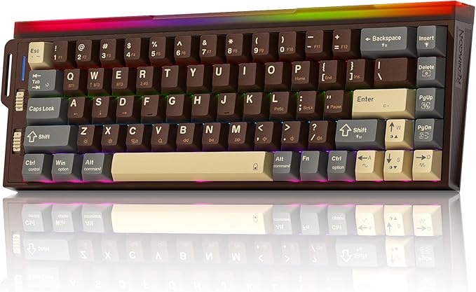 Redragon K752 Wireless Mechanical Keyboard, 60% Gasket Mount Gaming Keyboard by REDRAGON