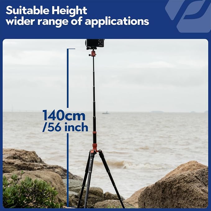 Fotopro Mini Tripod with Ball Head Phone Mount Detachable Selfie Stick Folded - Image 3