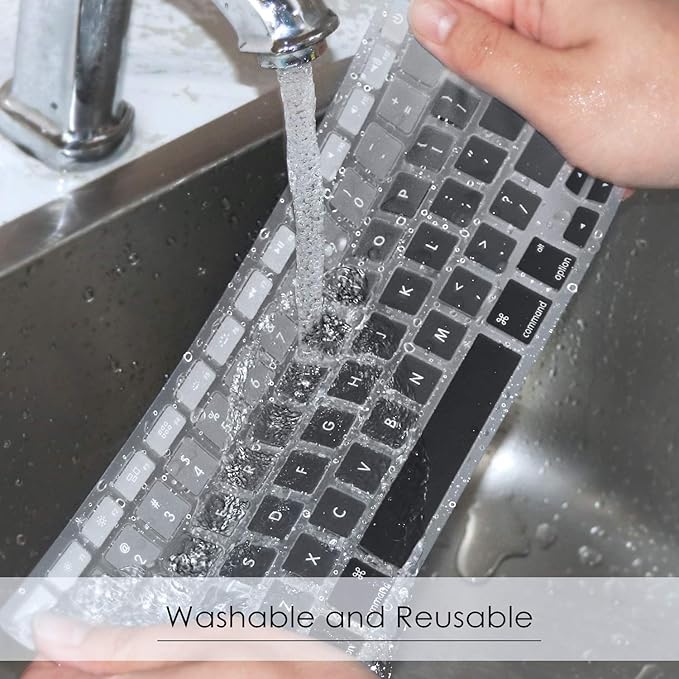 Allinside Gray Ombre Keyboard Cover Skin - Image 6