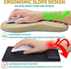 Hokafenle 2 in 1 Ergonomic Mouse Pad Wrist Support & Wrist Rest - Image 5