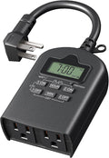 DEWENWILS Outdoor Timer Outlet Waterproof, Outdoor Digital Timer by DEWENWILS