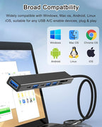 VIENON 8 in 1 USB C Hub With SD Card Reader, USB 3.0/2.0 Ports, USB-C Adapter - Image 6