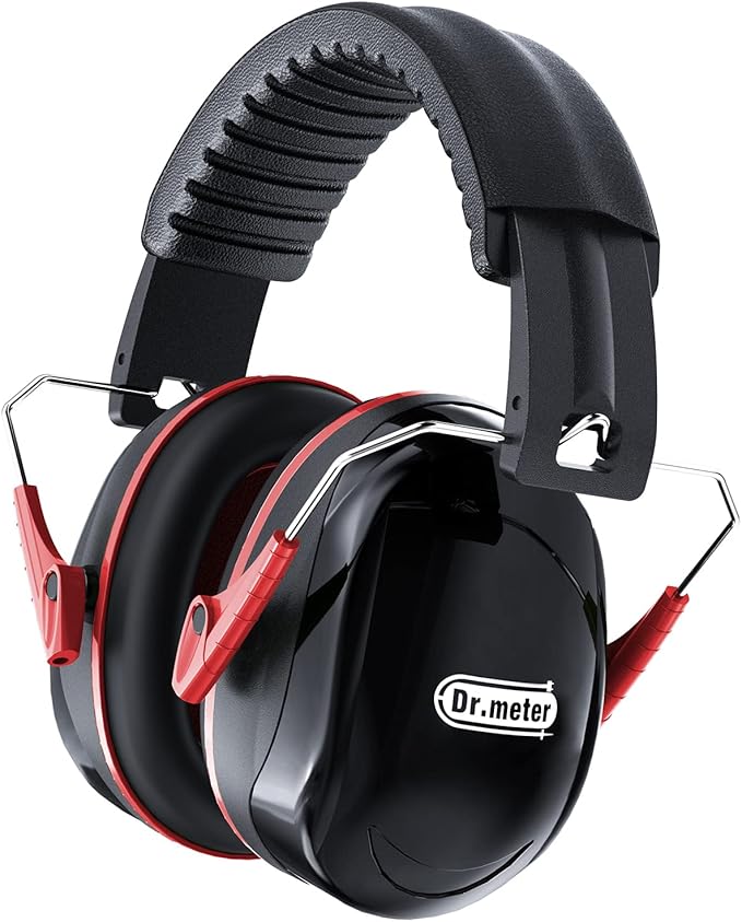Dr.meter Ear Protection Ear Muffs, 31dB Noise Reduction Safety Earmuffs - Image 4