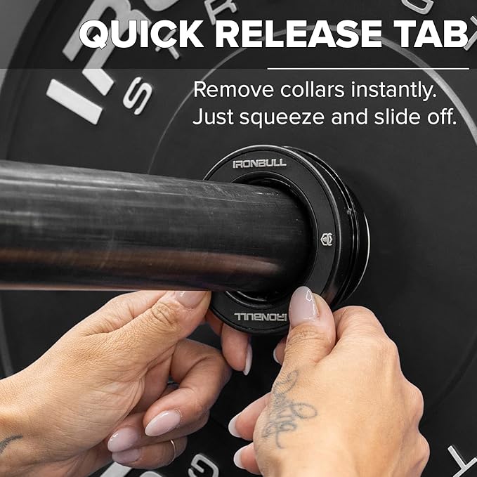 RapidGrip™ Barbell Collars – Automatic Locking Barbell Clamps - Image 4