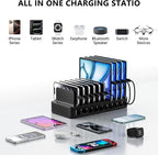 USB C Charging Station for Multiple Devices, 10-Port 100W Charging Dock - Image 2