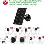 Zivif 4W Solar Panel for Security Camera, Solar Panel Charger - Image 4