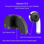 Patented AirFoams Pro Ultra V5.0 Memory Foam Ear Tips - Image 4