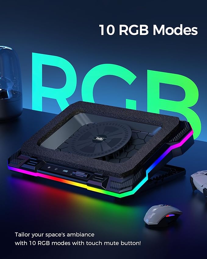 KeiBn Gaming Laptop Cooling Pad, Laptop Cooling Stand - Image 5