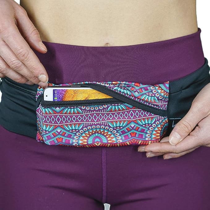 3 Pocket Adjustable Running Belt Waist Pack, Fanny Pack - Image 2