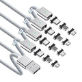 ZBF Magnetic Charging Cable 3A Fast Charging 3 in 1 Magnetic Phone Charger by ZBF