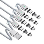 ZBF Magnetic Charging Cable 3A Fast Charging 3 in 1 Magnetic Phone Charger by ZBF