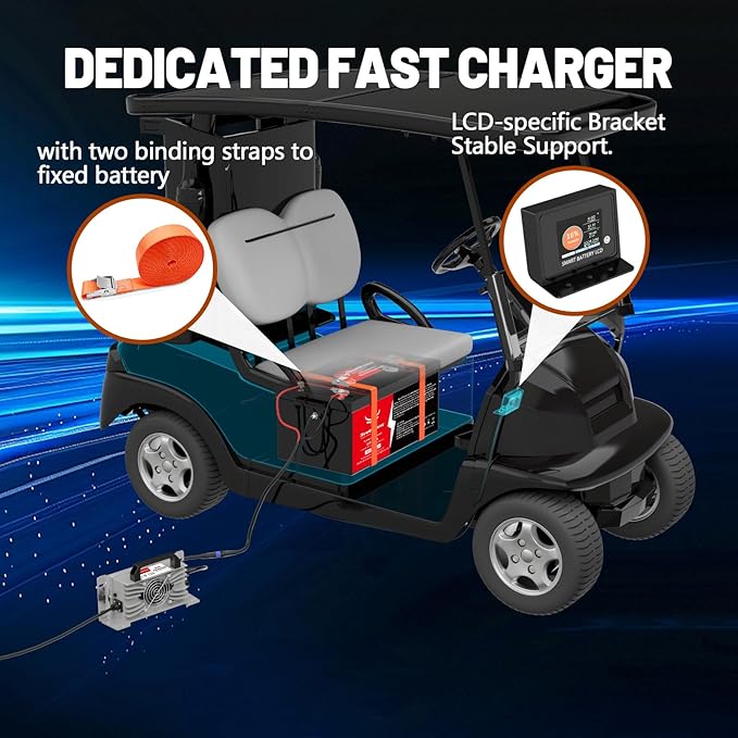 48V 100Ah Golf Cart Lithium LiFePO4 Battery - Image 6