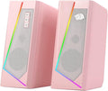 Redragon GS520 RGB Desktop Speakers, 2.0 Channel PC Computer Stereo Speaker by REDRAGON