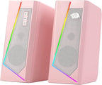 Redragon GS520 RGB Desktop Speakers, 2.0 Channel PC Computer Stereo Speaker by REDRAGON