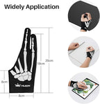HUION Skeleton Artist Glove for Graphic Drawing Tablet Pad Monitor Painting - Image 6