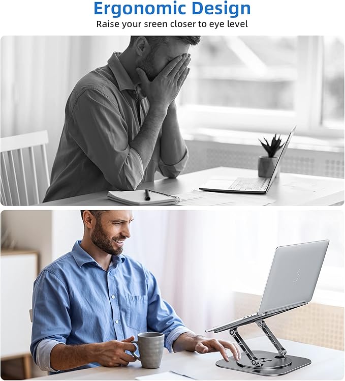Laptop Stand for Desk, Ergonomic Laptop Riser - Image 6