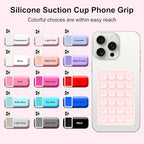 2PCS Silicone Suction Phone Case Mount, Non Slip Suction Cup, Hands-Free Phone - Image 2