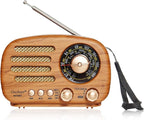 Oncheer Portable Vintage Retro Bluetooth Speaker Radio by OncheerDirect-Sales