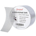 Grey Window Screen Repair Tape, 2IN X 15FT Screen Repair Kit by Secopad