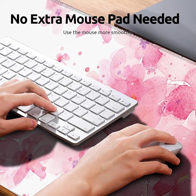 Pop Art Pineapple Gaming Mouse Pad, Large Office Desk Mat, Anti-Slip Rubber - Image 4