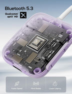 Nulaxy Air in-Flight Bluetooth Wireless Audio Transmitter Receiver - Image 4