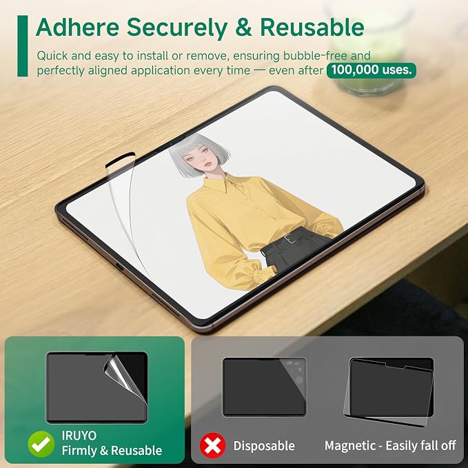 Nano-Suction Paper Feel Screen Protector - Image 5