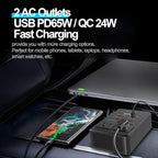 300W Car Power Inverter, DC 12V to 110V AC Car Plug Adapter - Image 3
