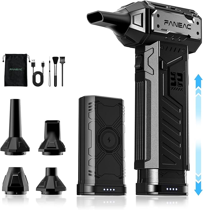 Compressed Air Duster, Ultra-Powerful Electric Air Duster, 000 RPM Premium - Image 9