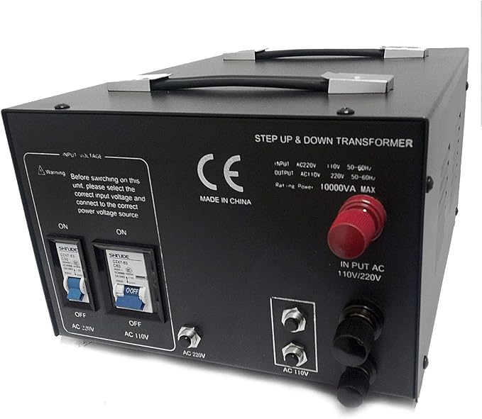 LiteFuze 10, 000 Watt Heavy Duty Voltage Converter Transformer by LiteFuzeBrand