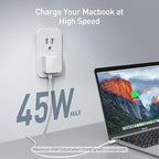 Nekmit Flat USB C Wall Charger, 47W Dual Ports USB C Charger Block, PPS Fast - Image 2