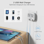 TESSAN Germany France Power Adapter, Type E F Plug Adaptor - Image 5