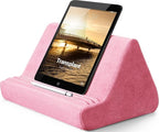 Soft Tablet Stand Pillow with Pocket, Adjustable 3 Viewing Angle, Lazy Holder by EasyandComfortableLife