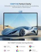 UPERFECT Portable Monitor 15.6", 125% sRGB 1080P FHD Portable Screen Plug & Play - Image 2