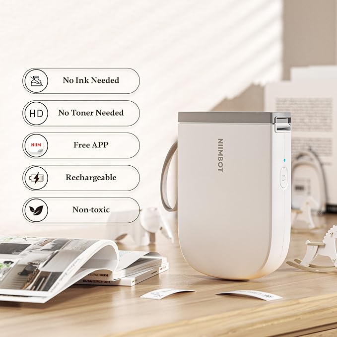 NIIMBOT D11 Bluetooth Label Maker 300 DPI Portable Label Printer - Image 5