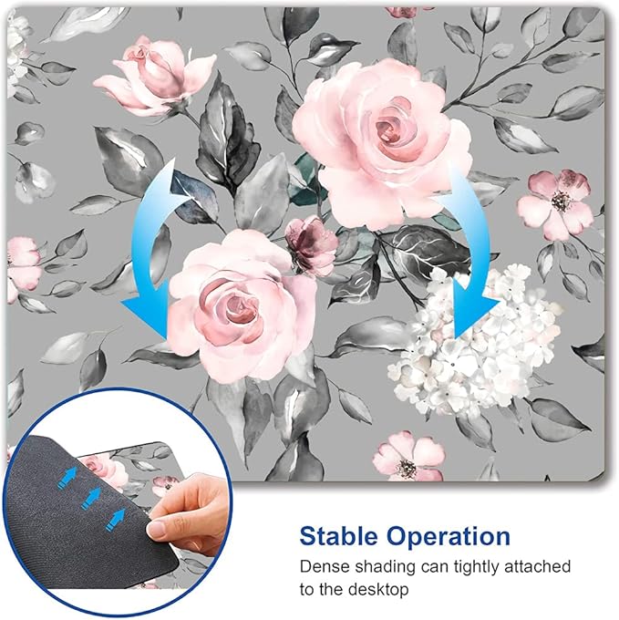 Mouse Pad, Waterproof Anti-Slip Rubber Mousepad Office Accessories Desk Decor - Image 6