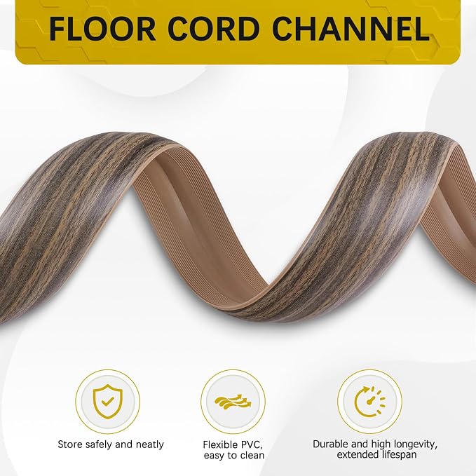 Floor Cord Cover 10FT Cord Covers - Image 3