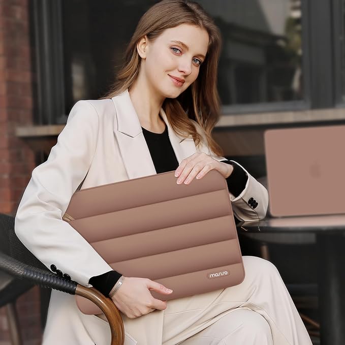 MOSISO 15-15.6 inch Laptop Case, 16 inch Puffy Laptop Sleeve Compatible - Image 6