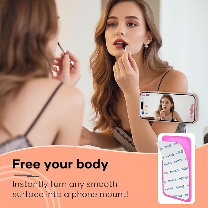 Silicone Phone Sticky Grip, Suction Phone Case Mount - Image 3