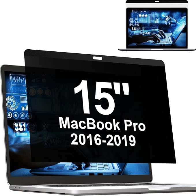 Mamol Privacy Screen MacBook Pro 15 Inch, Magnetic Removable Anti Blue Light by Mamol