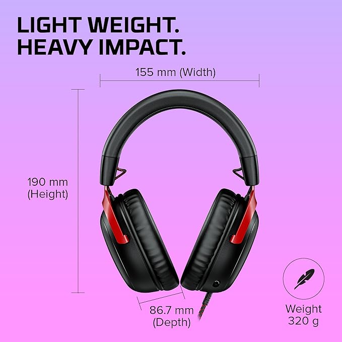 HyperX Cloud III – Wired Gaming Headset, Xbox Series X|S, Angled 53mm Drivers - Image 3