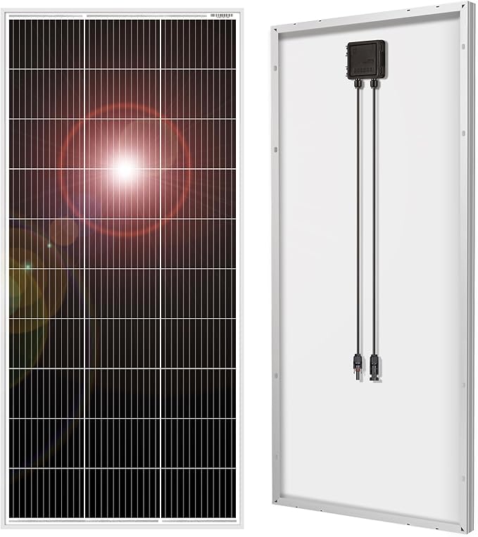 DOKIO 200W Monocrystalline Solar Panel 12V, 12BB Half-Cell High Efficiency by DOKIO