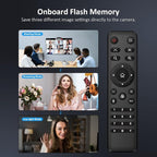 NexiGo Iris, 4K AI Webcam with 1/1.8" Sony_Sensor, Onboard Flash Memory - Image 7