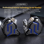 KZ ZSN Pro 2 in-Ear Monitors Headphones Metal Earphones 1BA+1DD Hybrid - Image 2