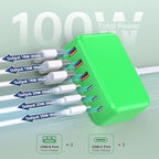 6 in 1 USB Charger, 50% Smaller Charging Station - Image 6