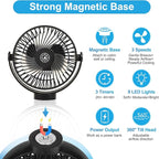 Magnetic Cruise Fan with 12000mAh Battery - Image 3