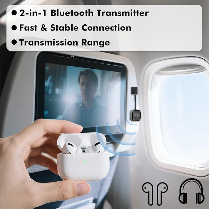 Airplane Bluetooth Transmitter Receiver - Image 2