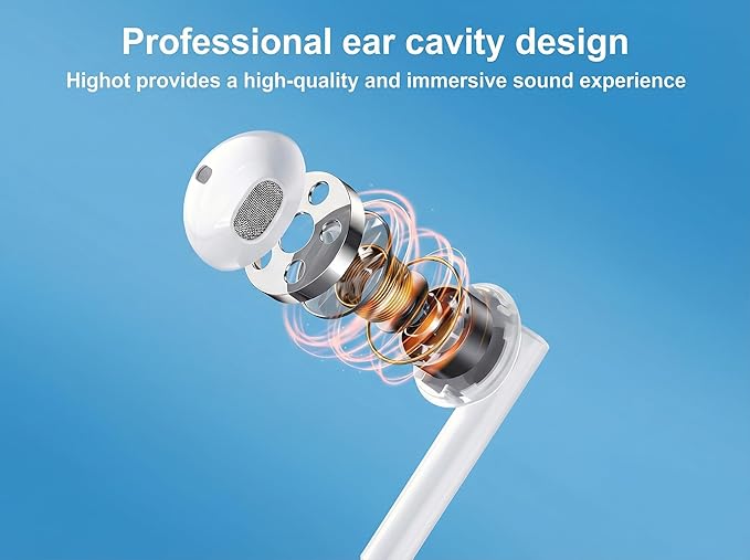 2 Packs USB C Headphones for iPhone 17/16/15 Pro Max Plus Type C Earphones - Image 3